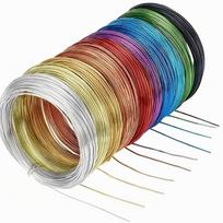 10 vnt. „Pasidaryk pats“ aliuminio viela amatininkams, 1 mm skersmens, aliuminio viela amatininkams, namų dekoravimas 10Pcs Random colors beige