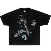 Playboi Carti X The Weeknd Dydelis Marškinėliai Y2K Gatvės Stiliaus Grafinis Rap Marškinėliai Vyrams Moterims Vintage Viršutinė Dalis Hip Hop Gatvės Stiliaus Dydelis Marškinėliai S gray