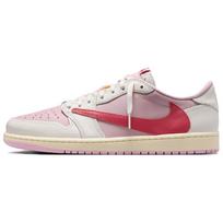 Jordan x Travis Scott Air Jordan 1 Low OG Pink Hook Žemi Klasikiniai Krepšinio Batai Vyriški Atogrąžų Rožiniai IQ7604-101 47.5 rožinė