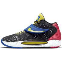 Nike KD 14 Pop Art Men Sneakers Black White Yellow-Strike CW3935-004 42 black