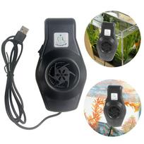 Aquarium Cooling Fan with USB Cable Small Fish Tank Fan Quiet Aquarium Cooler Suitable for Freshwater Saltwater Tanks China Mainland black
