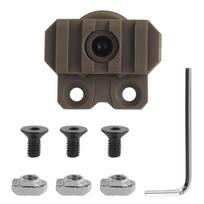 Helmet Lamp Adapter Adjustable 360 Degrees Rotation Helmet Light Adapter for M-LOK Airsoft Helmet Accessories