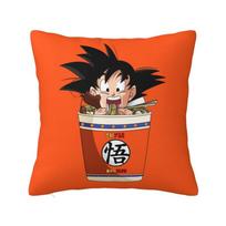 Custom Luxury Dragons Ball Goku Cushion Cover Velvet Anime Manga Pillow Case 30cmx30cm