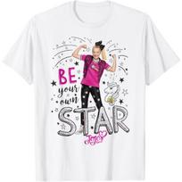 JoJo Siwa Be Your Own Star Flex Stance Graphic T-Shirt T-Shirt S balta