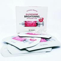 BNBG Glutathione Brightening Anti-Wrinkle Mask Pack 10 Sheets – Radiance Boost Firming Facial Sheet Mask K-Beauty pink