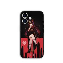 for Motorola Moto G04 G13 G14 G22 G23 G20 G32 G34 G35 G64 G82 G84 G53 G72 E14 E15 E13 Case Genshins Impacts HuTao Kamisato Ayaka Motorola Moto G04 black