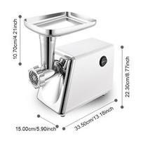 Meat Grinder Sausage Stuffer Electric Meat Mincer Sausage Stuffer Maker Heavy Duty Mincer for Home Kitchen & Commercial Using US balta
