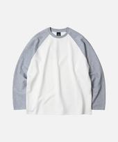 FRIZMWORKS Raglan Long Sleeve Tee 002 _ Gray Gray/M