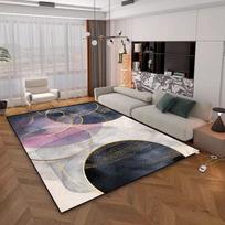 Modernus geometrinis kilimas svetainei didelio ploto dekoravimui Namų kilimai miegamajam Minkštas neslystantis auksinis svetainės sofos kilimėlis 200x300 60*90cm