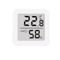 Mini elektroninis skaitmeninis patalpų drėgmės matuoklis, buitinis tikslus termometras, gali stovėti vertikaliai arba būti tvirtinamas prie sienos Square digital thermometer