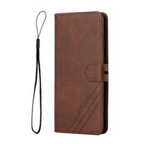 Pohone 3A dėklas ant Nothing CMF Phone 2 Pro 3A 3 Phone3A Phone2 Pro 2025 dėklo piniginės magnetinis odinis dangtelis atverčiamas Coque Fundas PU Leather&Nothing Phone (3) tamsiai ruda spalva