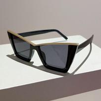 Oversized Cat Eye Sunglasses Women 2023 Luxury Brand Designer Fashion Square Sun Glasses For Female New Trend Big Frame Sunglass juoda