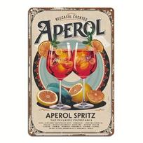 Aperol Vintage Metal Sign Waterproof Retro Wall Art Cafe Bar Decor 20X30CM