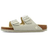 Birkenstock Arizona Slide Slippers Women's White Narrow 1029152 37 balta
