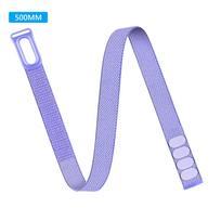 1 vnt. nailoninis pintas žasto dirželis Google Fitbit Air apyrankei, sportiniam sekikliui, keičiama riešo/žasto apyrankė 430MM/500MM apvalus dirželis blue