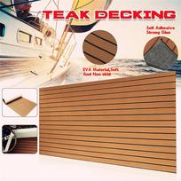 Universal 21.7 X94  EVA Foam Teak Sheet Marine Flooring Yacht Boat Car Truck RV Decking Self-Adhesive Pad Thickness 0.24  Non absorption
