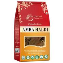 Birju Mahavir 400 GR AMBA HALDI - AMBIA HALDI - CURCUMA AROMATICA - WILD TURMERIC 400GM