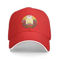 Fashion Unisex National Emblem Of Belarus Baseball Cap Adult Adjustable Dad Hat Men Women Sports red