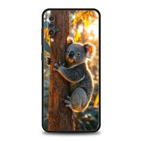 Phone Case For Samsung A56 A36 A26 A54 A52 A24 A14 A50 A70 A30 A40 A20E A06 A12 A22 A34 A42 A32 5G A04s A16 Cover Koala For Samsung A20e black