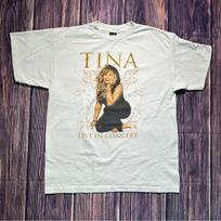 Tina Turner Gyvai Koncerte Medvilninis baltas Marškinėlis QT1802 XXXXL white