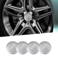4Pcs Car Hub Center Sticker Wheel Hub Cap Styling For Lexus Fsport RX330 IS250 Ct200h ES300h RX350 IS300h NX300h UX GX470 LX570 sdhm11 gray