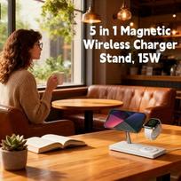 viename magnetinė belaidė įkrovimo stotelė, T218, juoda, greitas įkrovimas