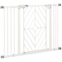 Automatinė vaikų apsauga, durų tinklas 74-100 cm, balta