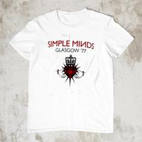 Simple Minds band white T-shirt short sleeve All sizes 2F196 2XL