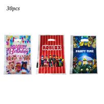 ROBLOX Birth Date Celebration Decoration Pull Flag Banner Balloon Cake Topper Collection Celebration Supplies Girls Children Boys Favor infant shower