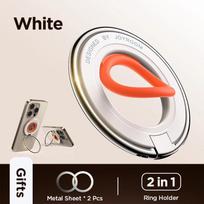 Joyroom Ring Phone Holder Magnetic Kickstand Silicone Ring Magnetic Phone Grip Holder Stand For iPhone 16 15 14 13 Pro Max gray