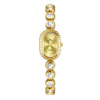 BS Brand  Light Luxury Brand Women Watch Bracelet Vintage Jewelry Oval Waterproof Ladies Fashion Temperament Quartz Wristwatches auksas