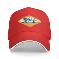 Vintage sixties retro surf art logo Hobie Baseball Cap Milittaary Cap Unisex Fashion Beach Beach party Hat Unisex Luxury Brraand Women red