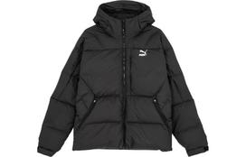 PUMA MCFC Down Jackets Men's Black Hooded Moderate Other 623496-01 XS black