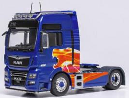 Kokusai Boeki MAN TGX XXL D38 Blue Diecast Miniature Car TR235 (IXO MODELS) 1/43