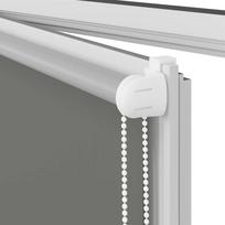 Blackout Roller Blind Grey 80 x 230 cm Fabric Width 75.7 cm Polyester