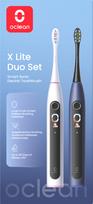 OCLEAN X Lite Smart Sonic Duo Set Electric Toothbrush, Grey/Blue