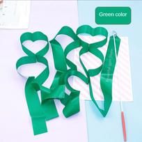 1M 2M 4M Colorful Gym Ribbons for Dance Rhythmic Gymnastics Ballet Streamer Twirling Rod Rainbow Stick Training 2 meters