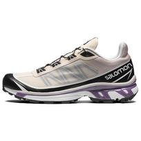 SALOMON XT 6 Cushioning Abrasion Resistant Low top Running Shoes Unisex Beige Black L41470500 40 gray