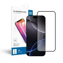 Blue Star Tempered glass for iPhone 16 PRO / 17 / 17 PRO (full glue) 5D black