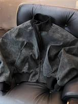 Trendy Brand - Men's Retro Tie-dye PU Leather Jacket with Stand Collar, Autumn/Winter Fashion, Versatile and Handsome Outerwear L juoda