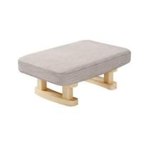 1vnt Kūrybinė sofa maža medinė svetainės kėdės kėdė pėdų atrama white