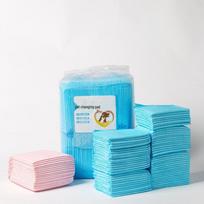 Thickened Leak-Proof Absorbent Pet Urine Pads for Dogs - Disposable & Deodorizing Diapers Trial pack 20 pieces blue