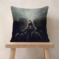 A Plague Tale Innocence Game Pillow Anime Pillow Sofa Bed Head Pillow Cover Cushion Cover Fashion Peach skin 18*18(CM)-1Pcs gray