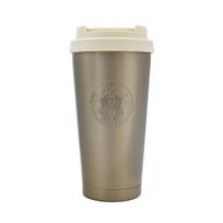 Starbucks Stainless Steel TOGO Logo Tumbler Metallic 473ml Water Bottle gray