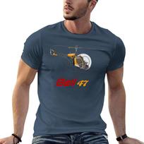 Bell 47 sraigtasparnio patriotinis unisex Wounisex marškinėliai marškinėliai unisex grafiniai juokingi marškinėliai unisex prabangūs unisex marškinėliai medvilniniai marškinėliai XL black