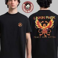 Linkin Park x Peace And After Japonija Suzaku Unisex Marškinėliai Unisex Marškinėliai XXXXL white