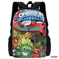 Skylanders Dragon Sparrow Paprasta kuprinė Studento mokyklinė kuprinė Kompiuterinė kuprinė Standard blue