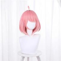 Anime SPY X FAMILY Anya Forger Cosplay Costume Black Dress Uniform Child Girls Pink Wig Stockings Party Role Outfit Adults Kids 140