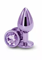NS NOVELTIES NS Novelties Rear Assets Medium Chrome-Plated Aluminium Plug