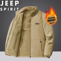 JEEP SPIRIT Vyrų žiemos lauko striukė su stovinčia apykakle ir pašiltinimu L